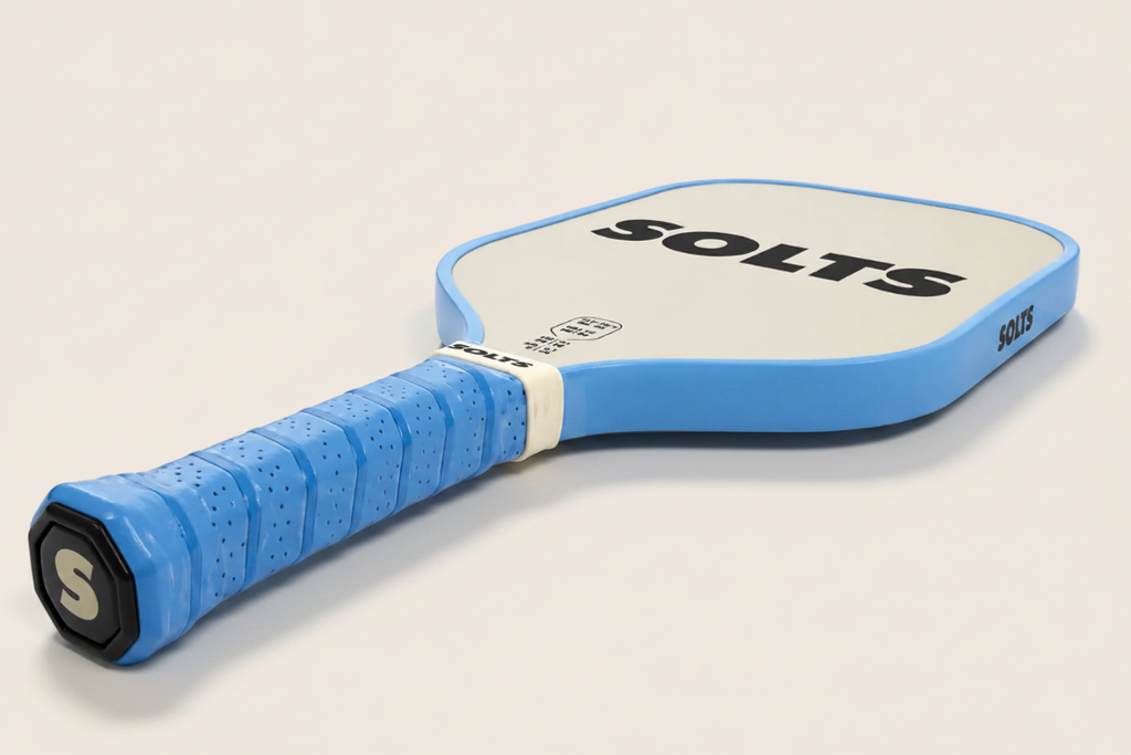 SOLTS Curve Pickleball Paddle in Blue Aura
