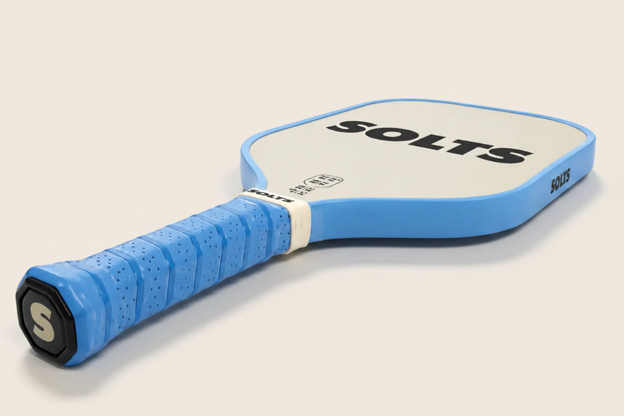 SOLTS Curve Pickleball Paddle in Blue Aura