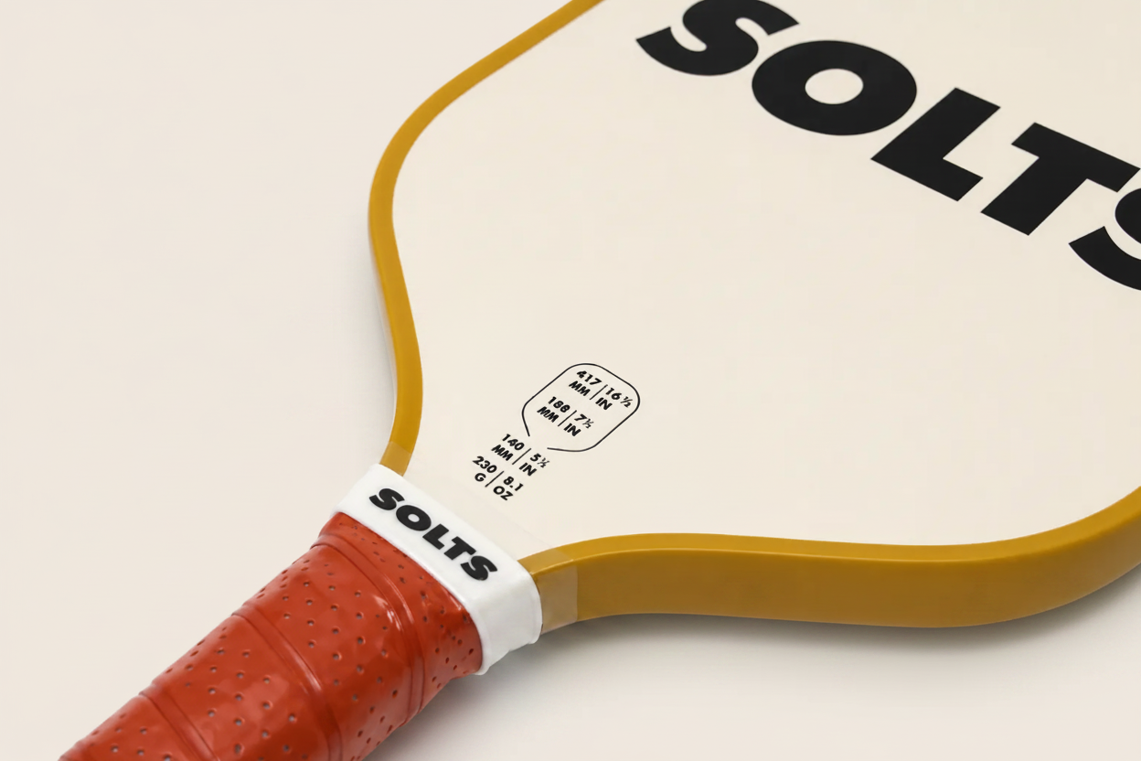 SOLTS Control Pickleball Paddle in Amber Haze
