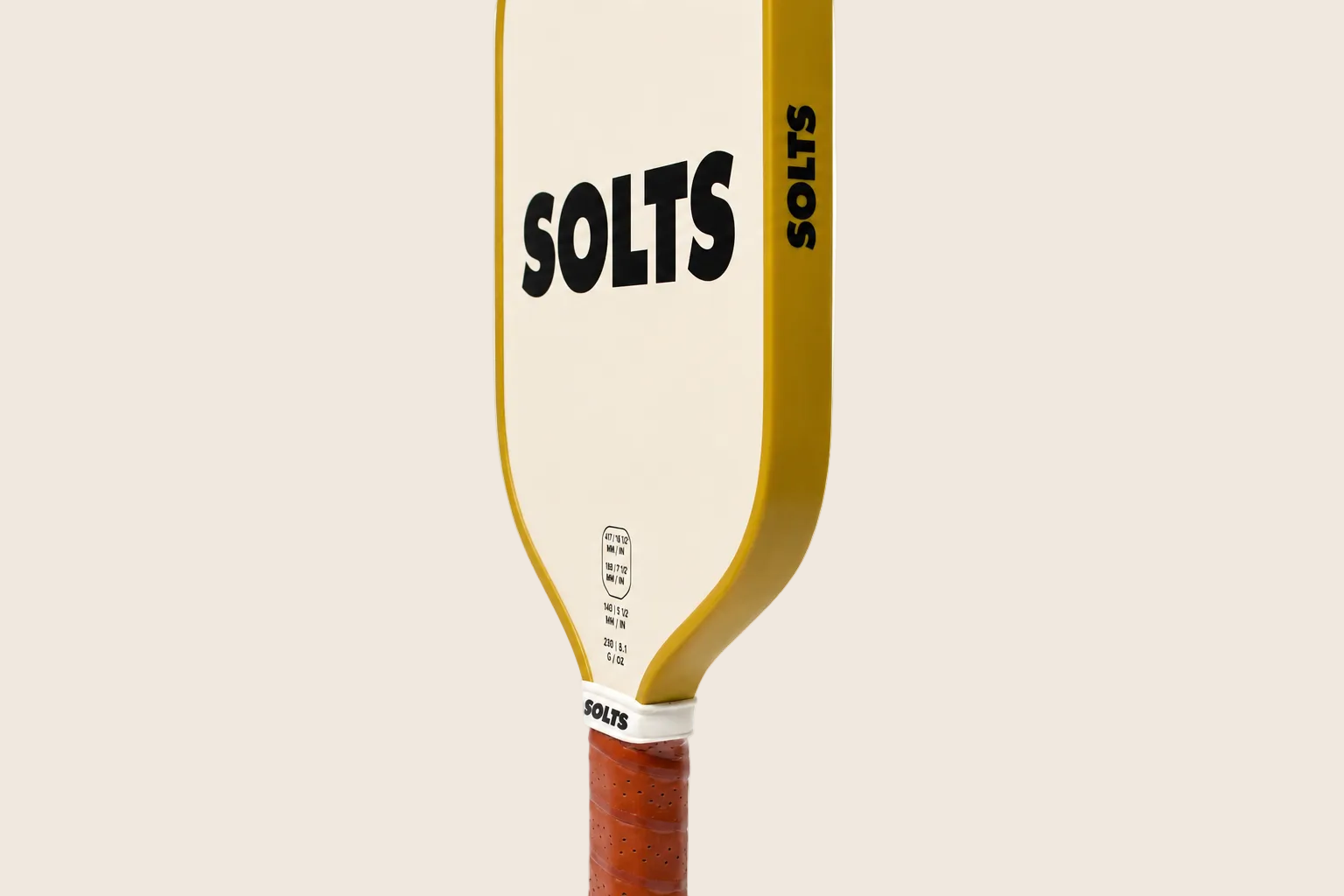 SOLTS Control Pickleball Paddle in Amber Haze