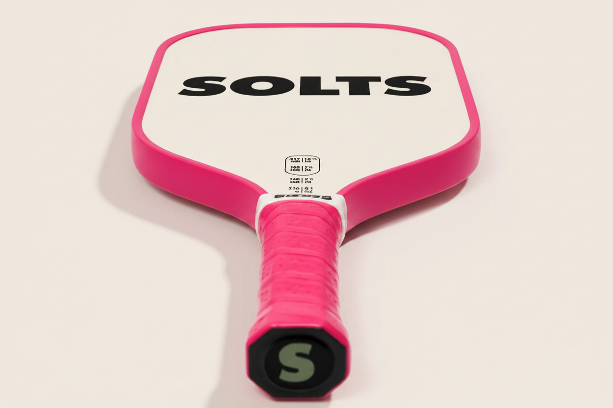 SOLTS Control Pickleball Paddle in Electric Fuchsia