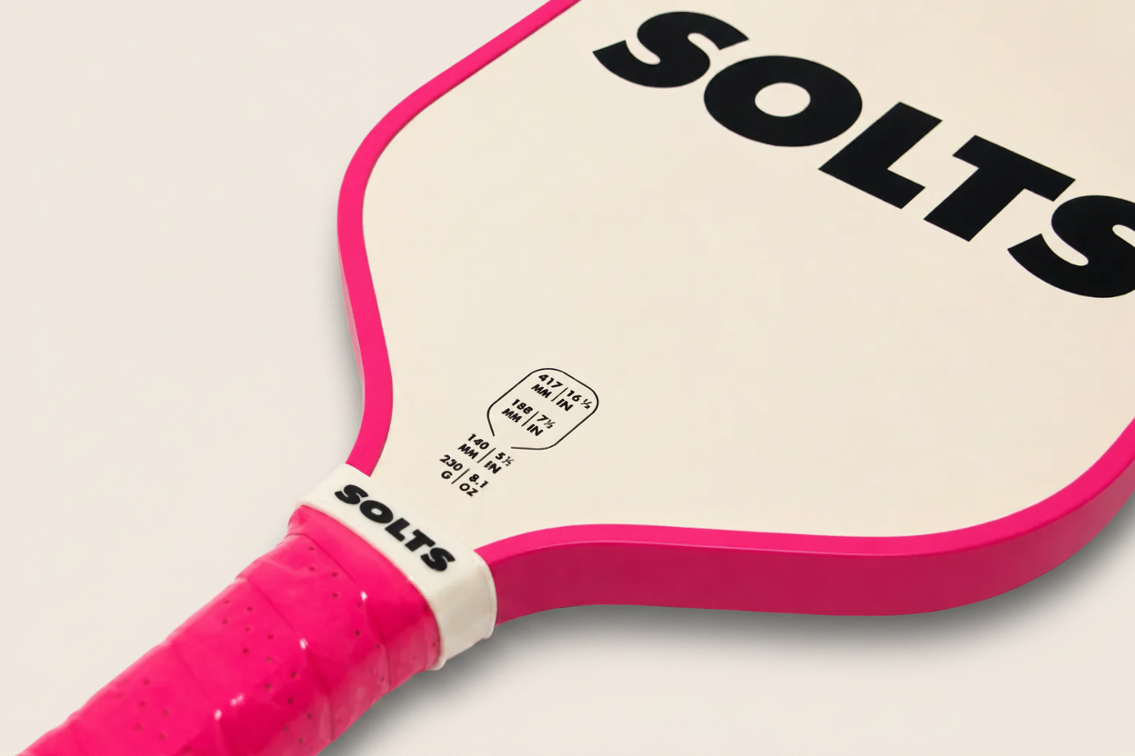SOLTS Control Pickleball Paddle in Electric Fuchsia