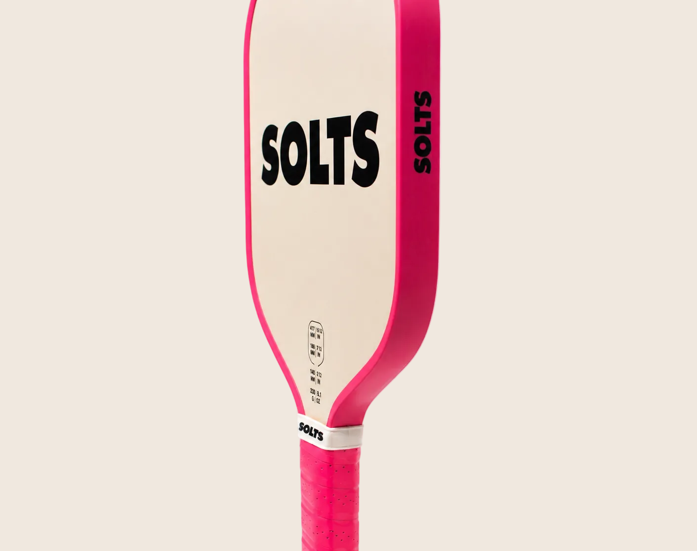 SOLTS Control Pickleball Paddle in Electric Fuchsia